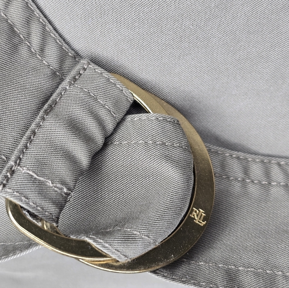 🎊Host Pick🎊 POLO Ralph Lauren Khaki Utility Cargo Pocket Belted Skirt Size 14 - Picture 4 of 16